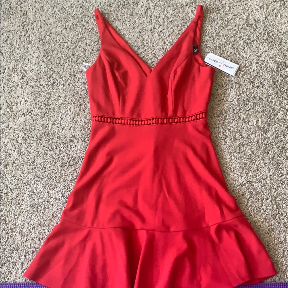 Red dress